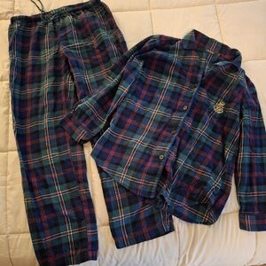 Lauren Ralph Lauren Plaid Flannel Pajamas